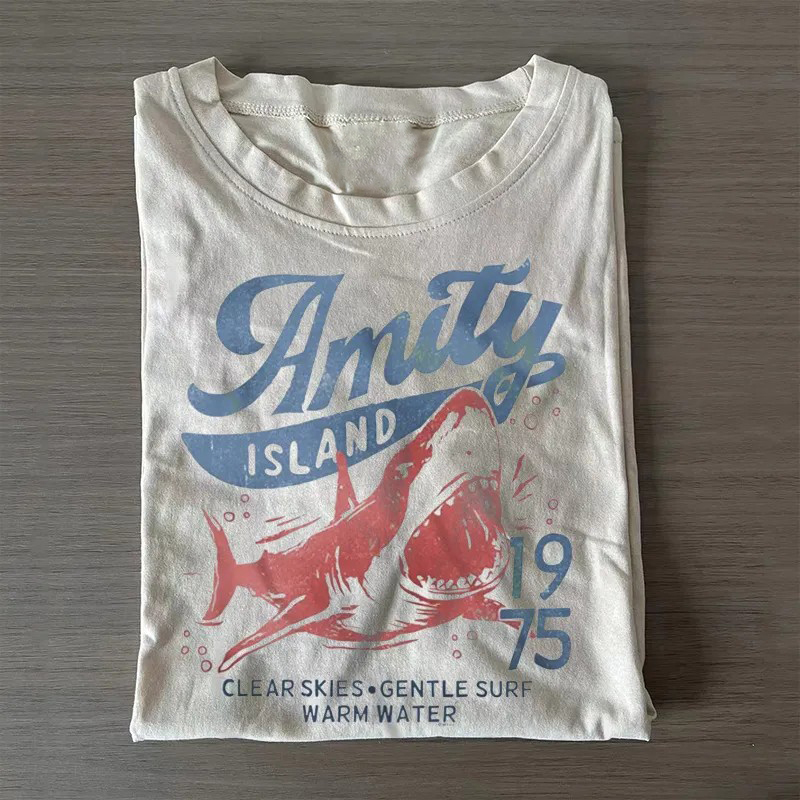 Jaws Amity Island 1975 T-shirt