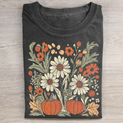 Boho Fall Floral T-shirt