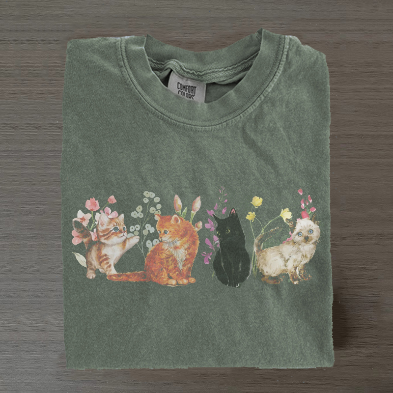 Cottagecore Cats T-shirt