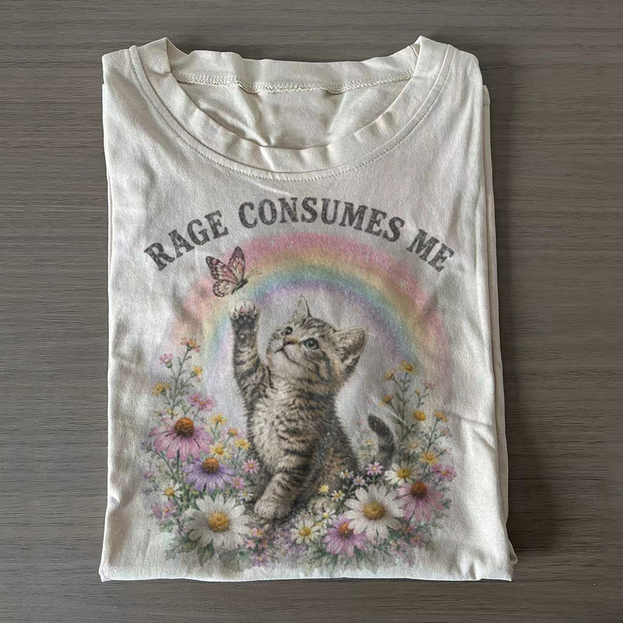 Vintage Rage Consumes Me T-shirt