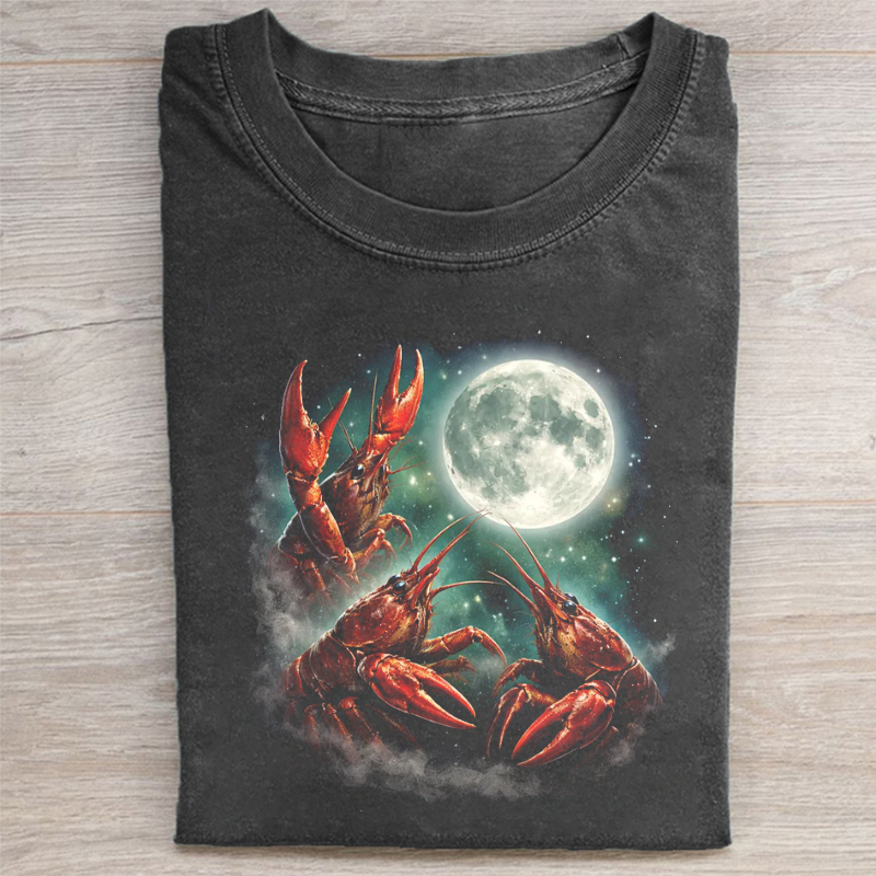 Three Crawfish Moon T-shirt