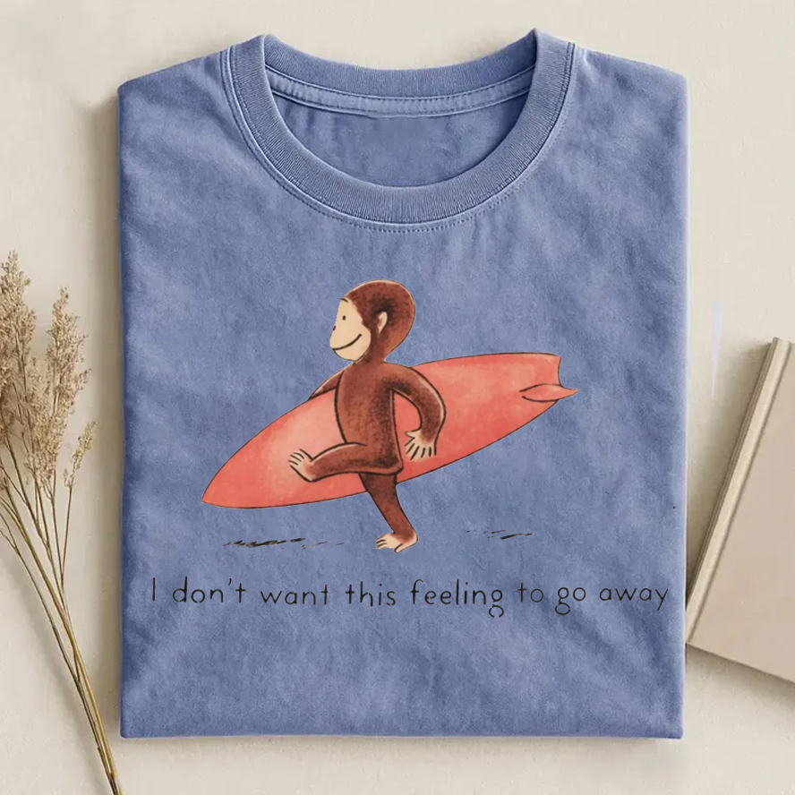 Vintage Surfer Monkey T-shirt