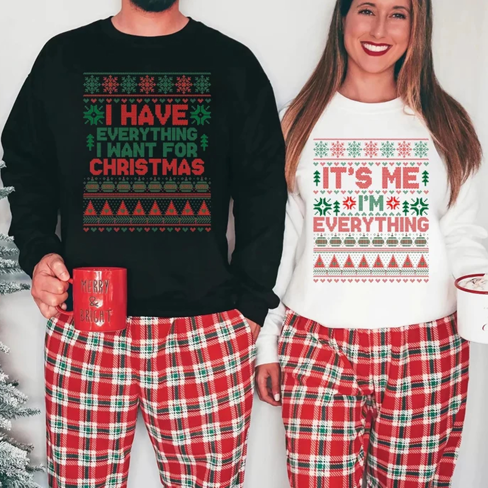 Funny Christmas Couple T-Shirt