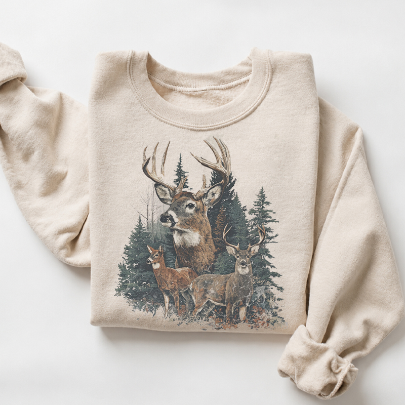 Midwest Vintage Deer Sweatshirt