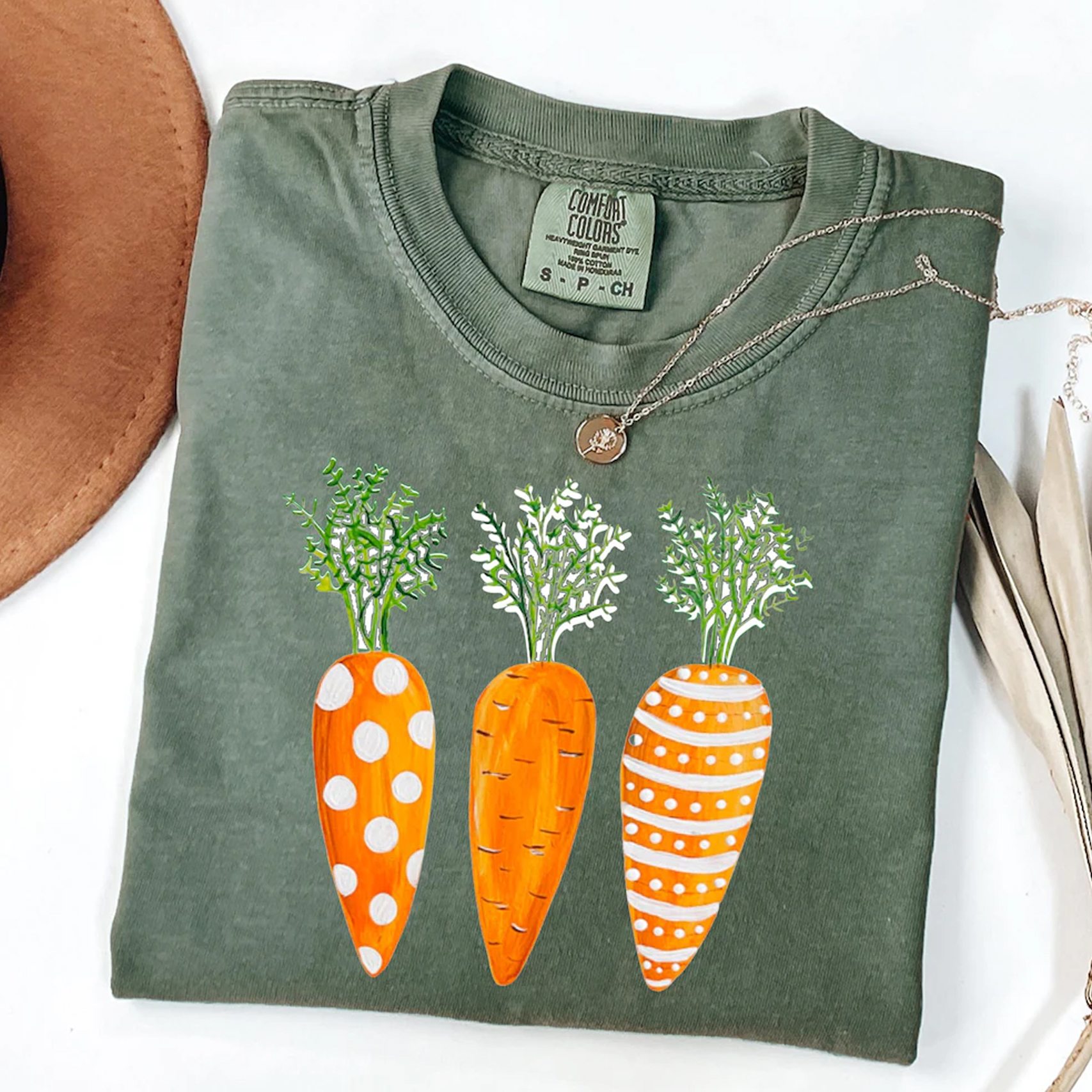 Comfort Colors Easter Carrots T-shirt
