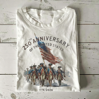 America 250th Anniversary Revolutionary War Soldiers T-shirt