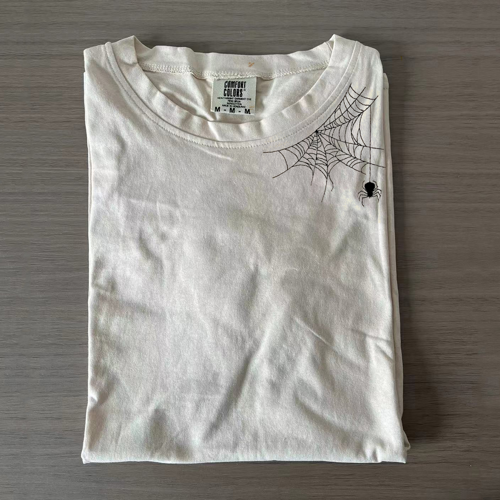 Embroidered Spider T-shirt