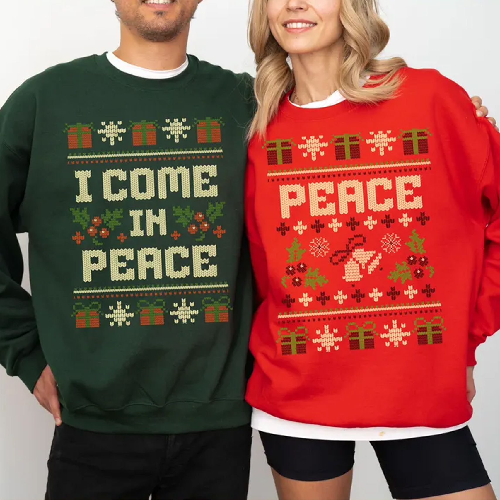 Funny Christmas Couple T-Shirt