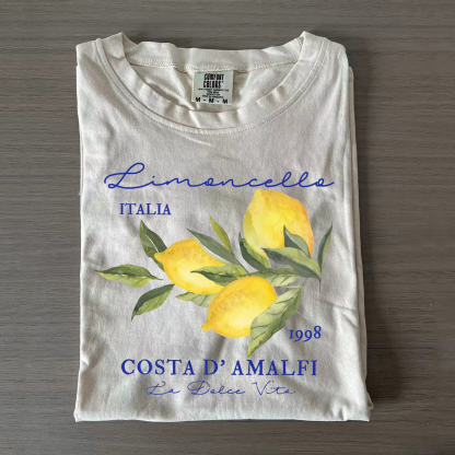 Retro Limoncello La Dolce Vita T-shirt