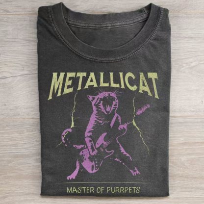 Van Gogh Black Cat T-shirt