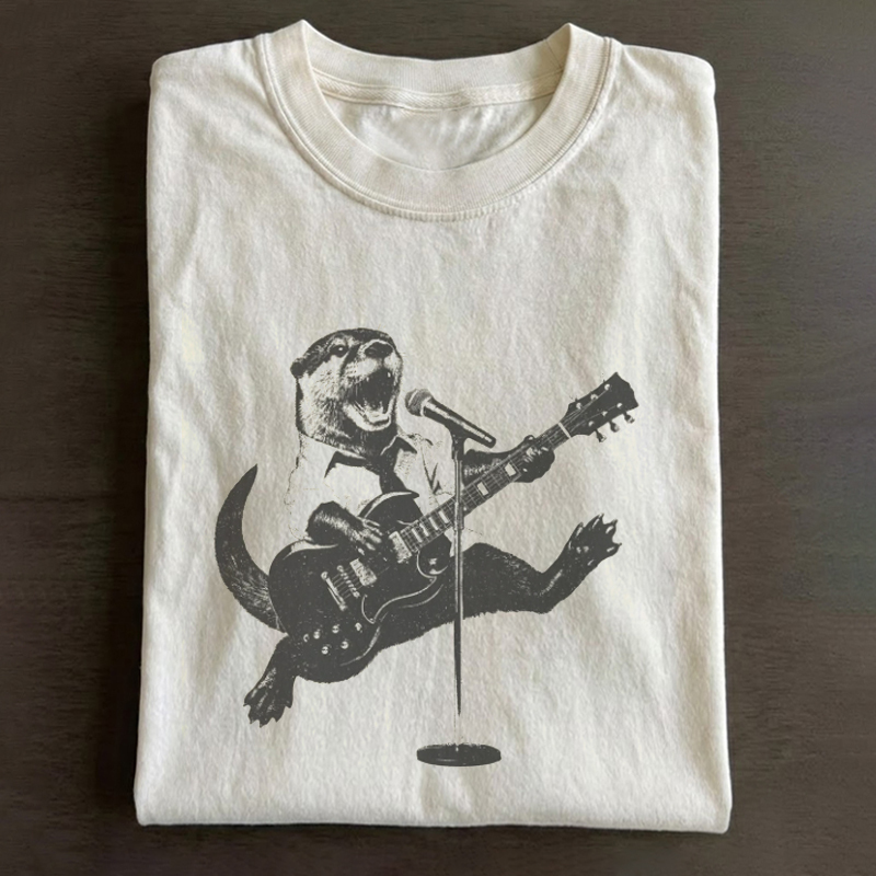 Otter Guitarist T-shirt