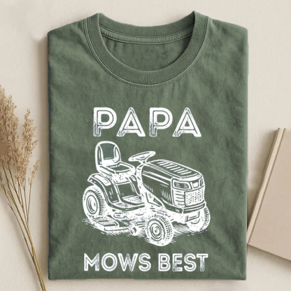Papa Mows Best T-shirt