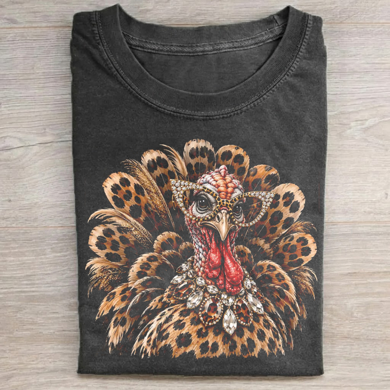 Glam Turkey Thanksgiving T-shirt