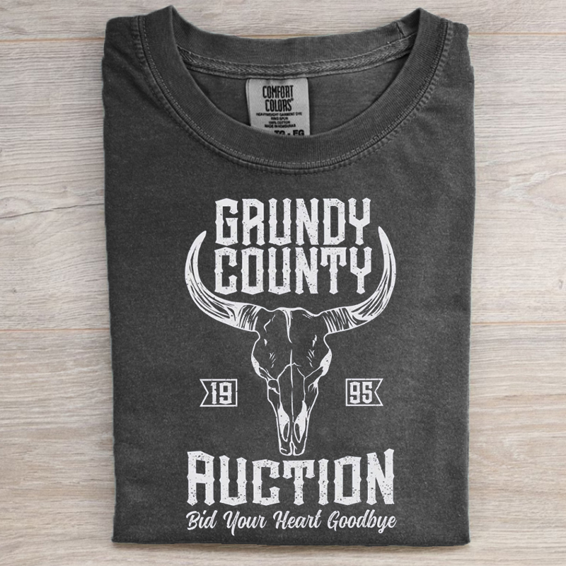 Grundy County Auction Vintage Inspired Concert T-shirt