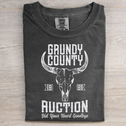 Grundy County Auction Vintage Inspired Concert T-shirt