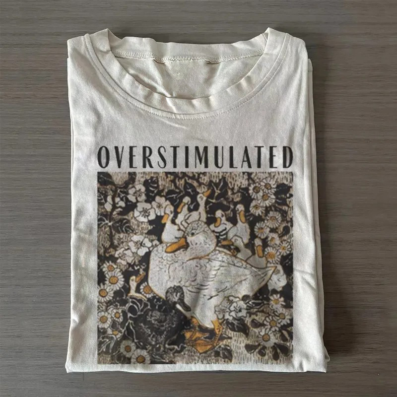 Overstimulated Mama Duck T-shirt