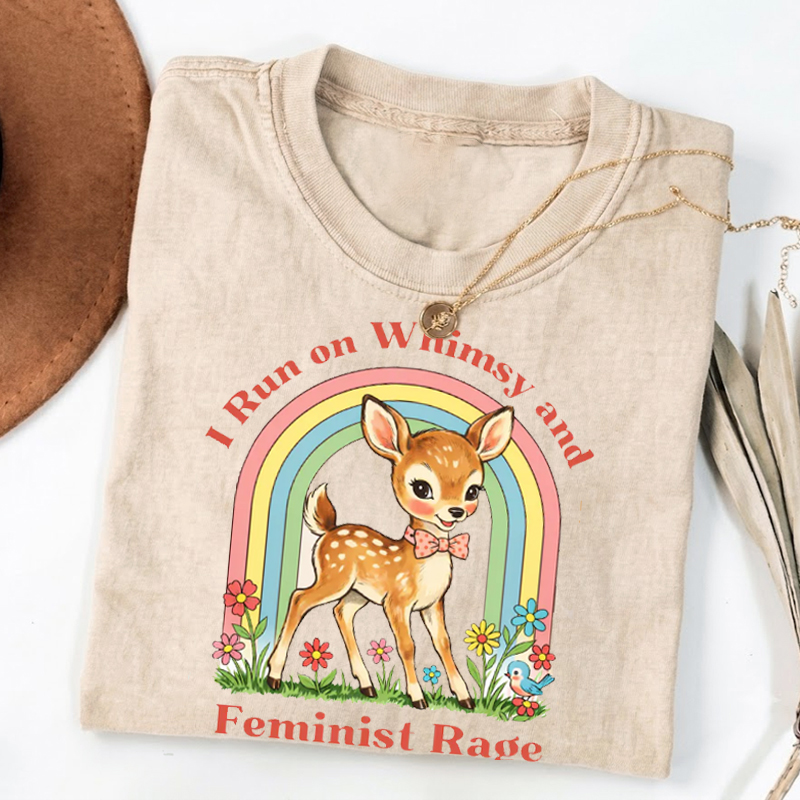 Whimsy and Feminist Rage T-shirt