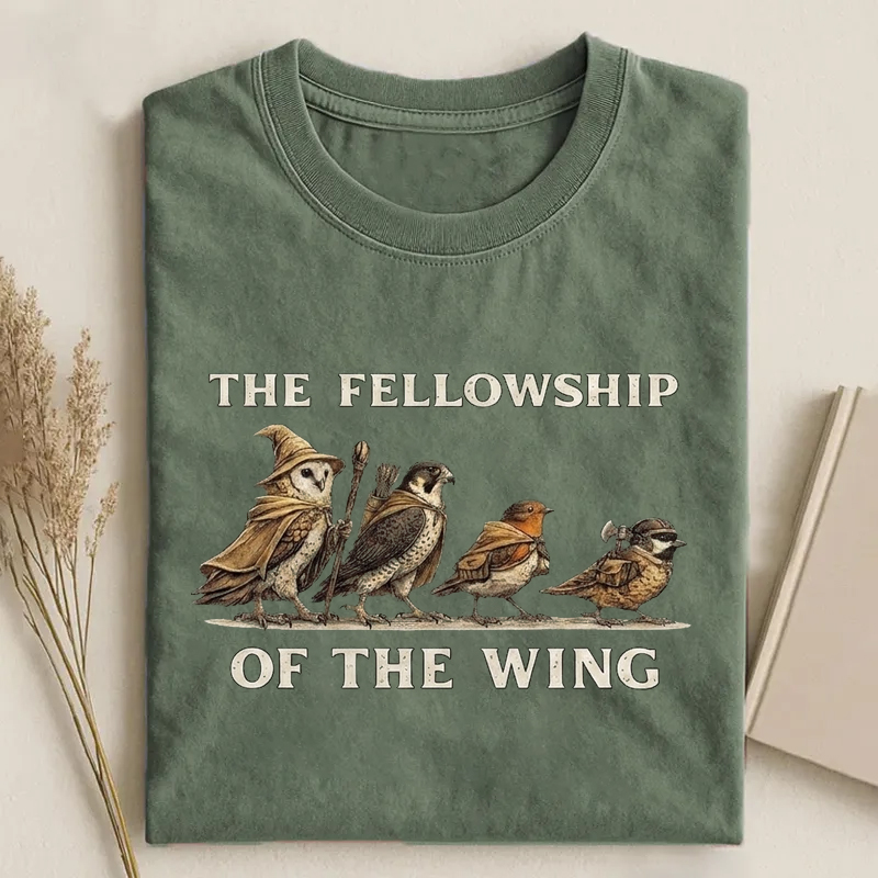The Fellowship of The Wing Funny Birds T-shirt