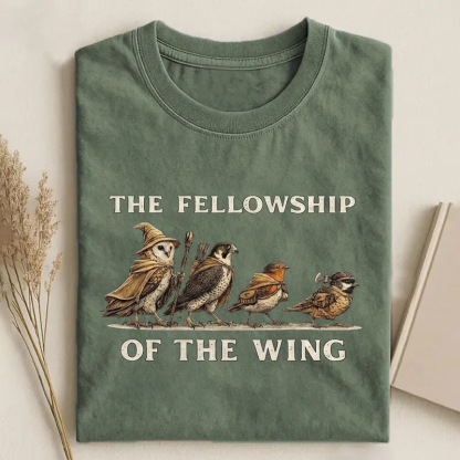 The Fellowship of The Wing Funny Birds T-shirt