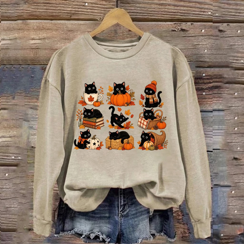 Fall Cat Sweatshirt