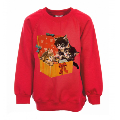 Cute Cat Christmas Sweatshirt