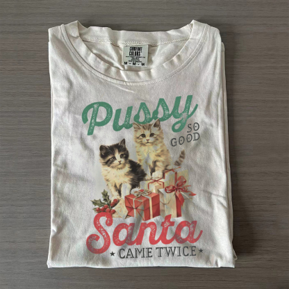 Raunchy Christmas Cat T-shirt
