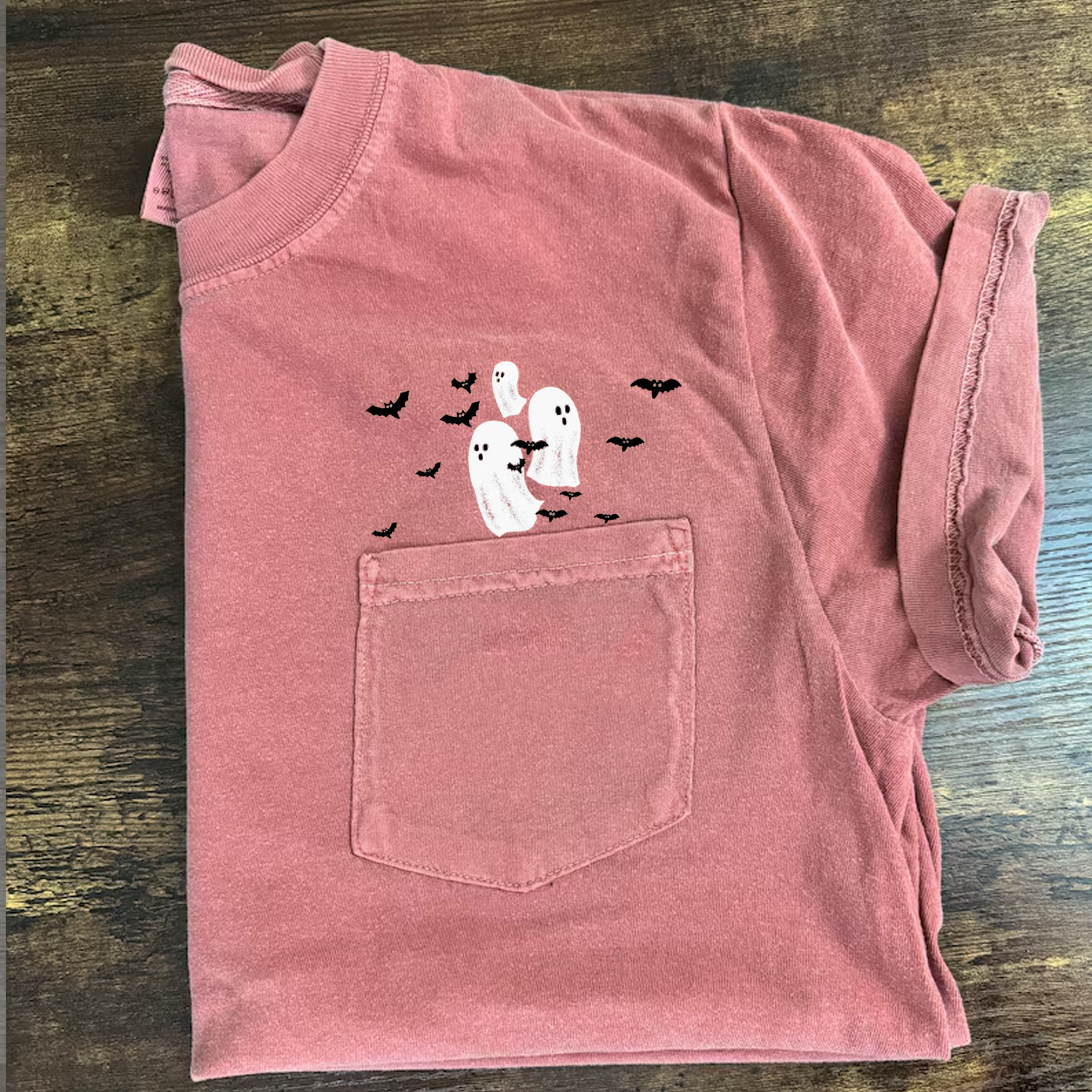 Flying Ghosts and Bats T-shirt