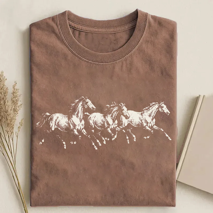 Wild Horses Running T-Shirt