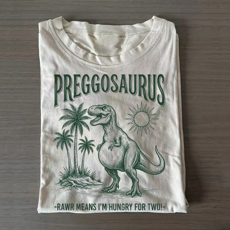 Preggosaurus Maternity T-shirt