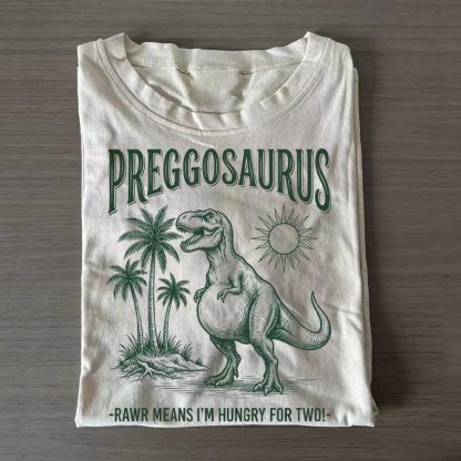 Preggosaurus Maternity T-shirt