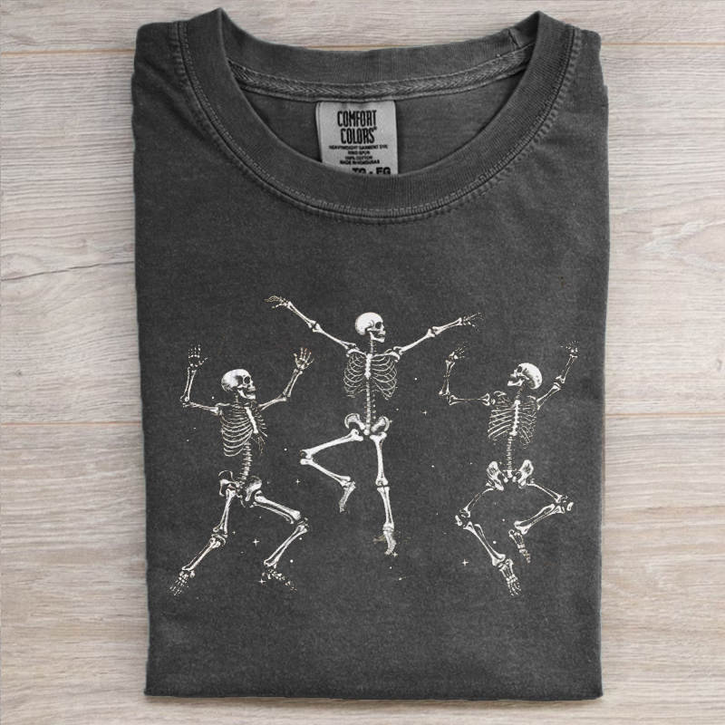 Comfort Colors Dancing Skeleton 90s Vintage T-shirt