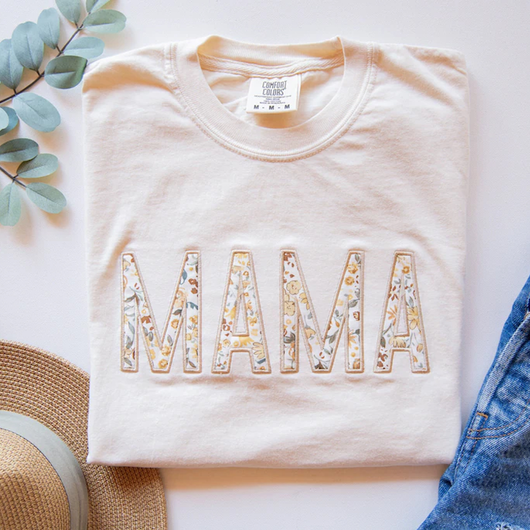 Mama Embroidered T-shirt