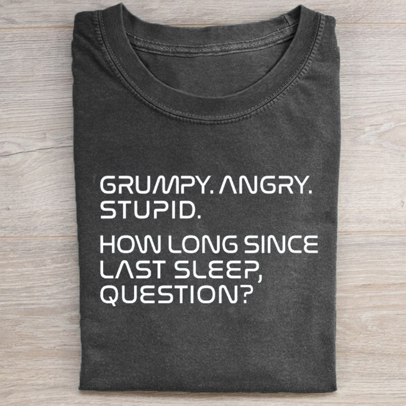Grumpy Rocky Quote T-shirt