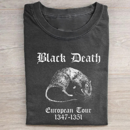 Black Death European Tour T-shirt