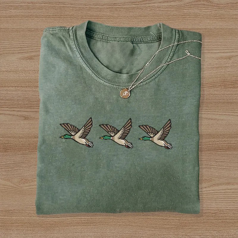 Embroidered Duck T-shirt