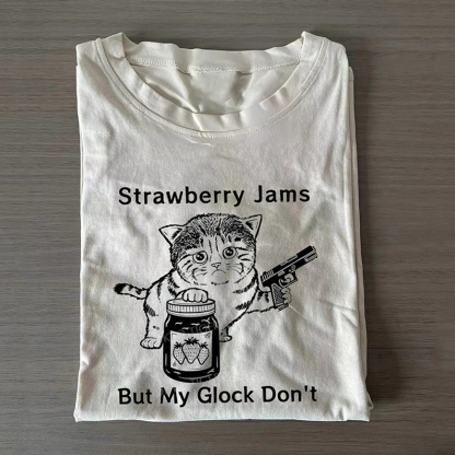 Strawberry Jam Cat T-shirt