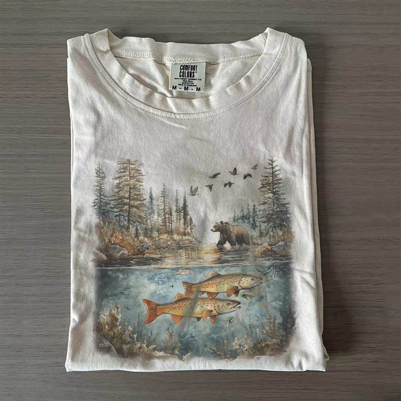 Vintage Trout Crewneck T-shirt