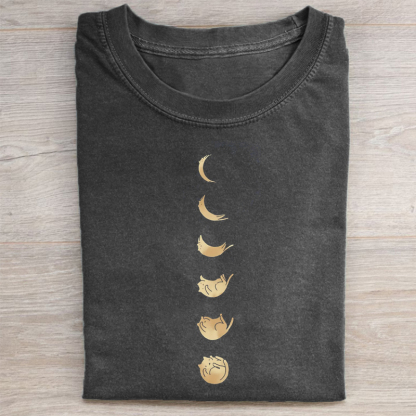 Cat Moon Phases T-shirt