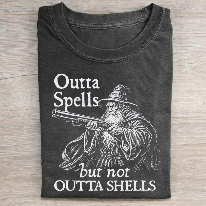 Funny Wizard Gun T-Shirt