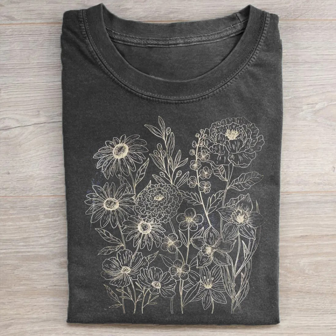 Vintage Pressed Flowers shirt