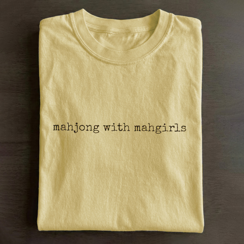 Mahjong with Mahgirls T-shirt
