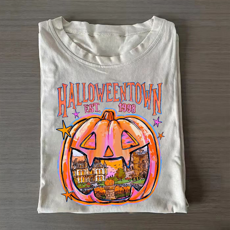 Pumpkin Retro Spooky Season T-shirt