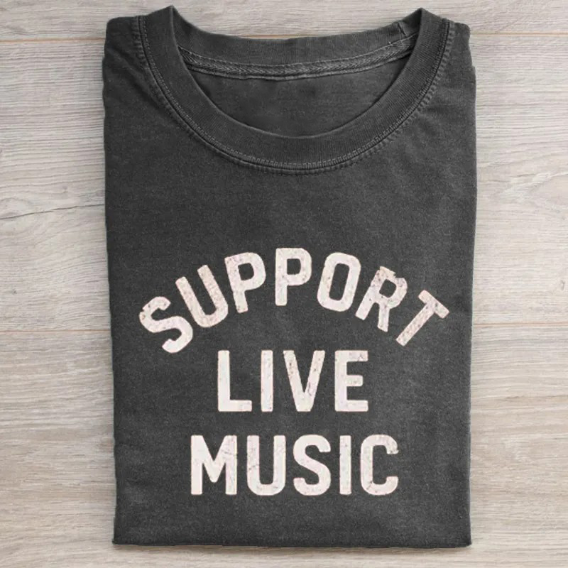 Support Live Music T-shirt – ShawnCraft