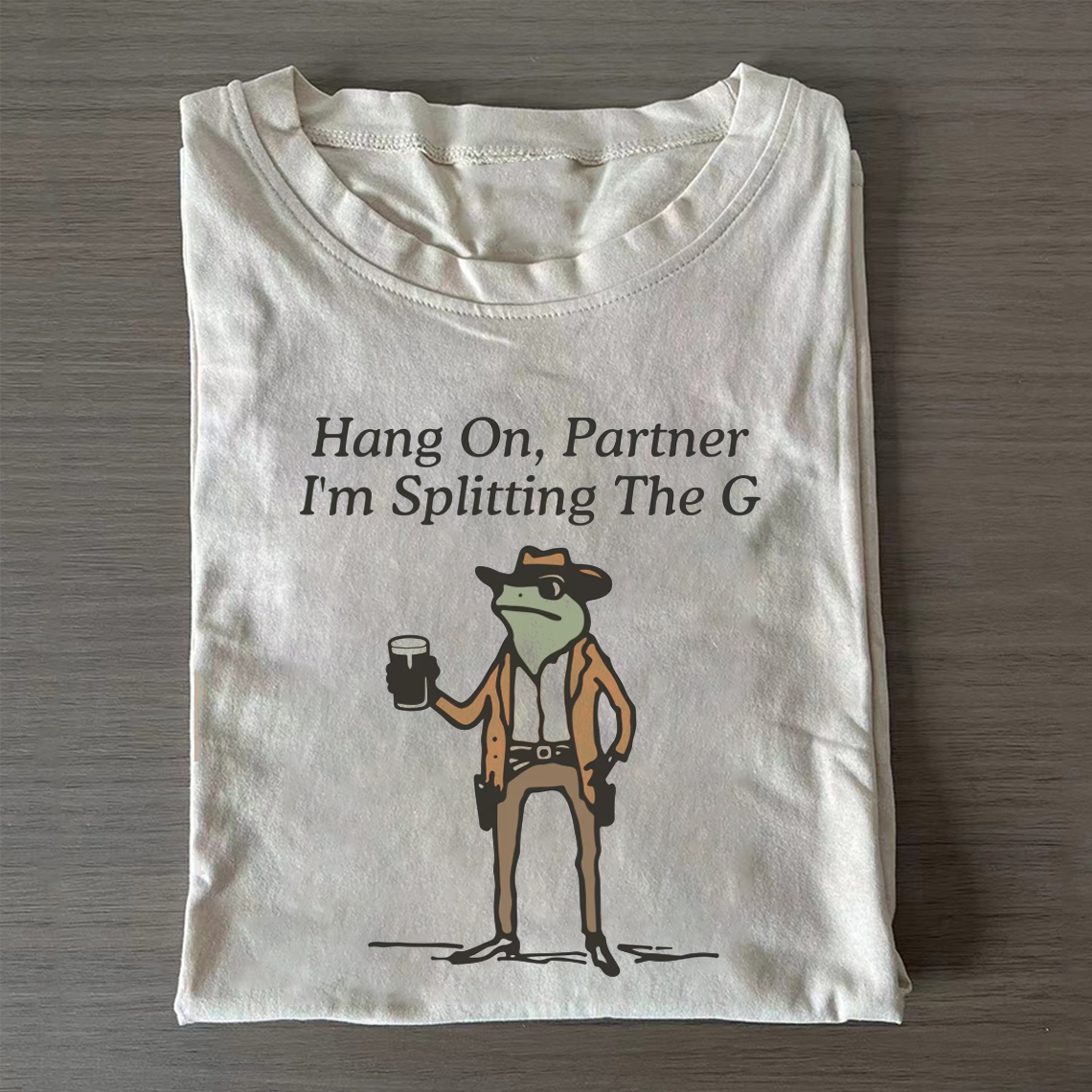 Hang On Partner I'm Splitting The G T-shirt