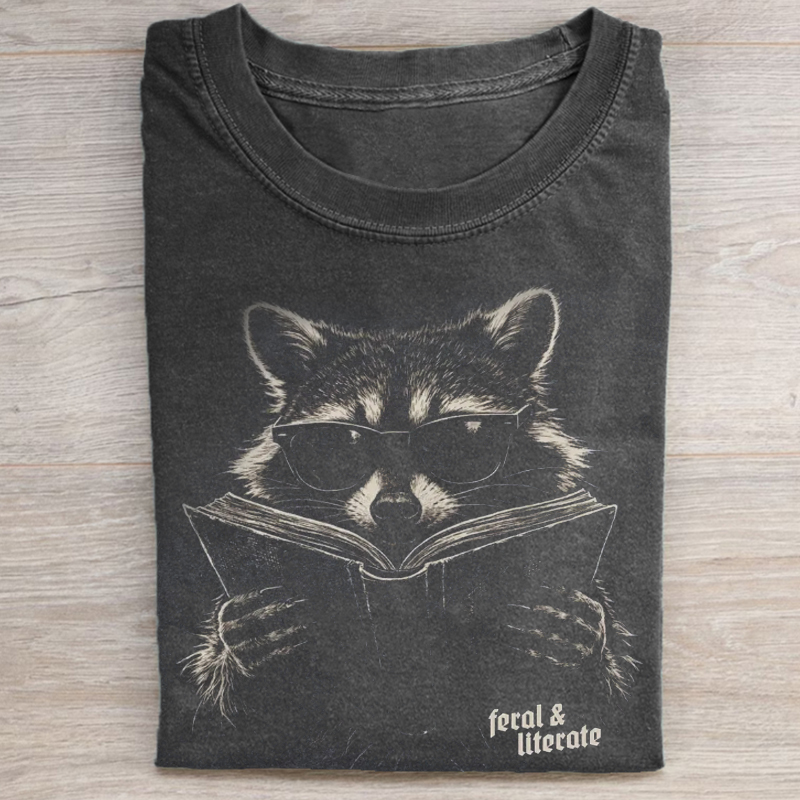 Funny Raccoon Graphic T-shirt