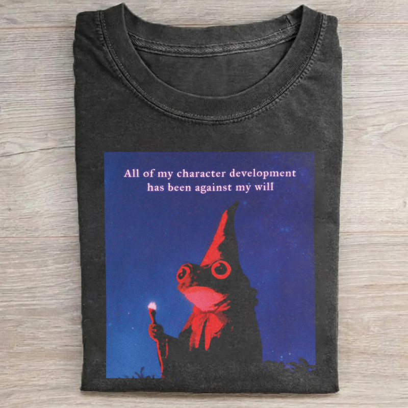 Character Development The Frog Mage T-shirt