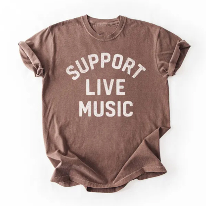 Support Live Music T-shirt – ShawnCraft