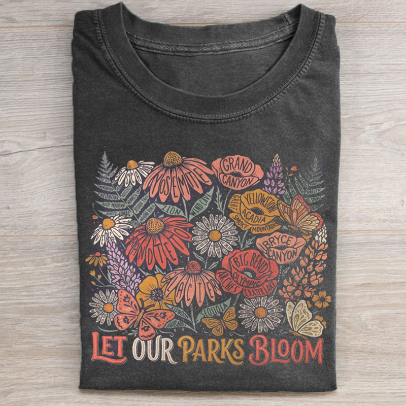 63 National Parks Wildflower T-shirt