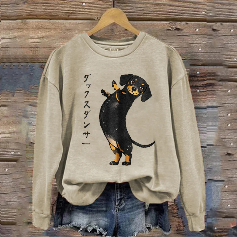 Dancing Dachshund Sweatshirt