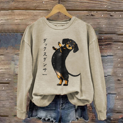 Dancing Dachshund Sweatshirt